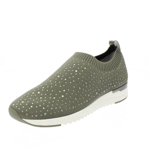 Scarpe slip on deals con strass