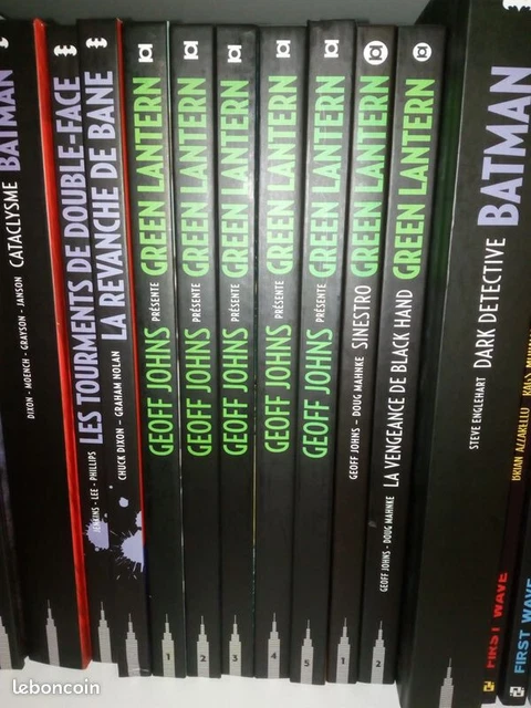 Geoff johns presente green lantern 1 à 5 + 2 autres green lantern, urban comics