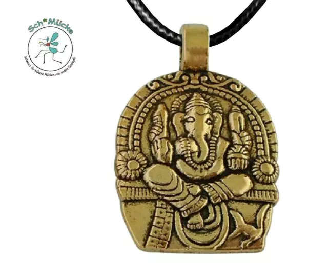 Halskette Ganesha Elefantengott Hinduismus Amulett Glücksbringer Geschenkidee