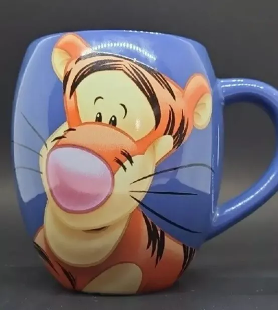 Disney Tigger Large Blue Barrel Mug Tams Winnie The Pooh