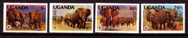 Wildtiere-WWF Ausgabe Uganda 1983 Michel 361-464 postfrisch (26)