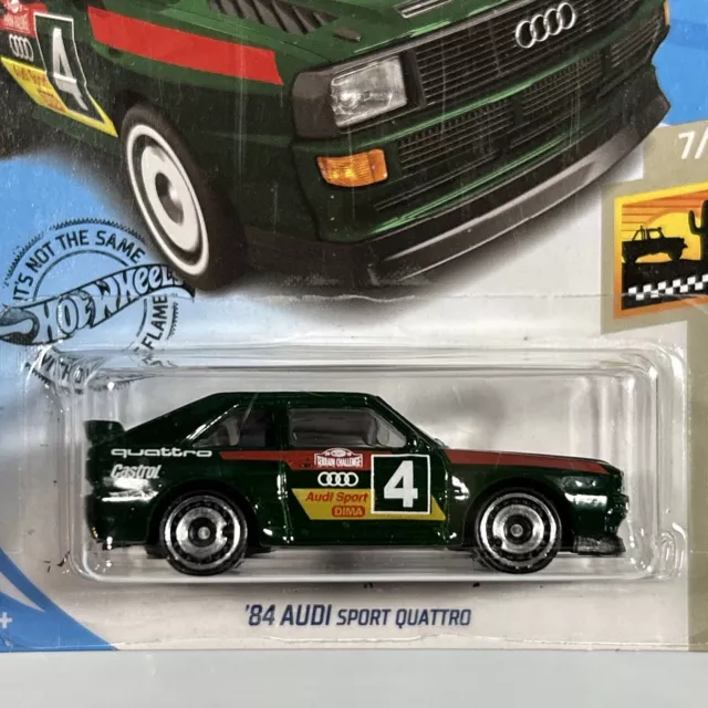 Hot Wheels 2019 HW Baja Blazers Green '84 Audi Sport Quattro New 2