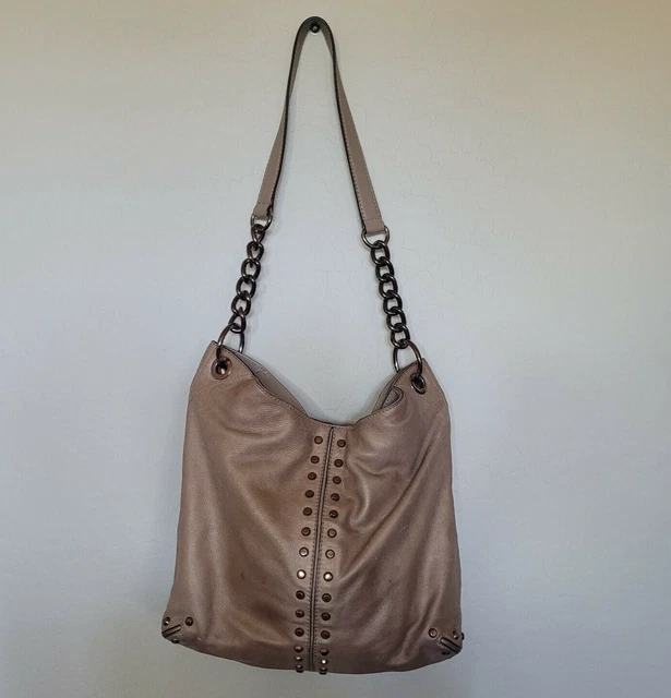 MICHAEL Michael Kors ASTOR Bronze Leather Studded Hobo Bag or Purse