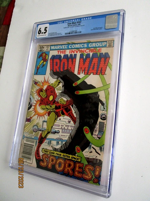 THE INVINCIBLE IRON MAN #157 DOUBLE COVER CGC 6.5 Marvel Comics 1982
