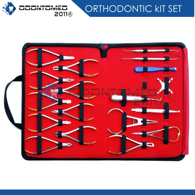 18 Pcs Basic Orthodontics Dental Instruments Set Composite Kit Premium DN-2123