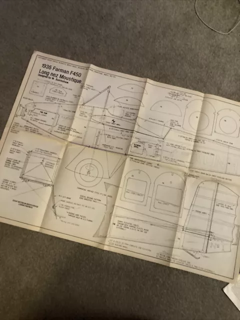 RC Pläne 1935 Farman F540 von W. Burkenshaw