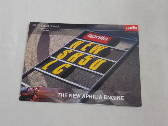 APRILIA SR50 LIQUID COOLED Motorcycle Sales Brochure 2000 #18/2000