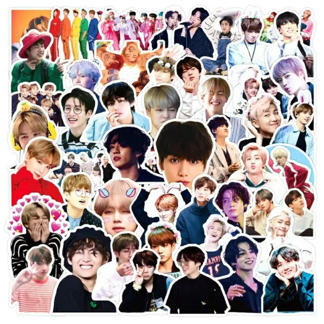 9 PCS KPOP idols singers cute handsome boys stickers journal $3.29 -  PicClick