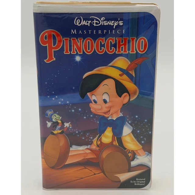 PINOCCHIO VHS WALT Disney Masterpiece Collection Clamshell Case £5.44 ...