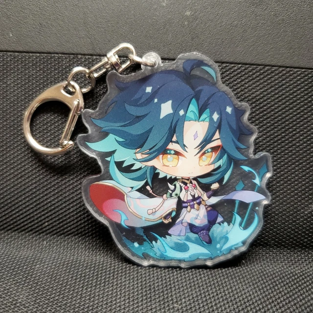 NEW GENSHIN IMPACT Xiao Chibi Acrylic Keychain Kawaii Anime Boy Game