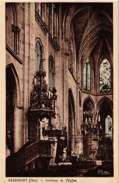 CPA Clermont Interieur de l'Eglise FRANCE (1014281)