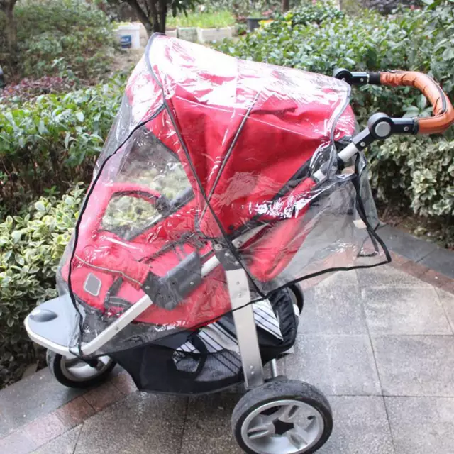 Universal Transparent Rain Cover for Pushchair Stroller Baby Buggy Pram