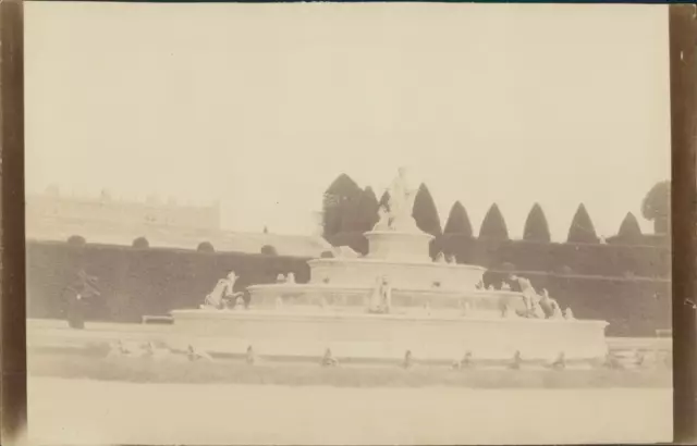 France, Versailles, Fontaine ca.1900, Vintage citrate print Vintage citrate prin