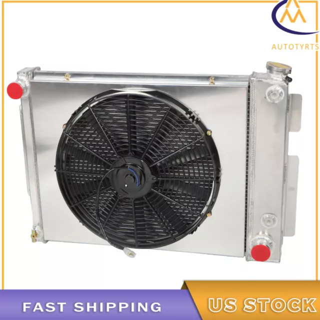 ALUMINUM RADIATOR W/RADIATOR &