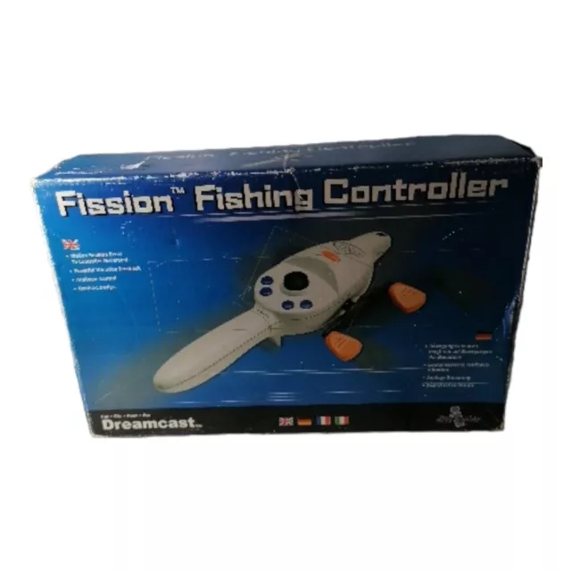 DREAMCAST FISSION FISHING Rod Controller Plus Sega Bass Fishing