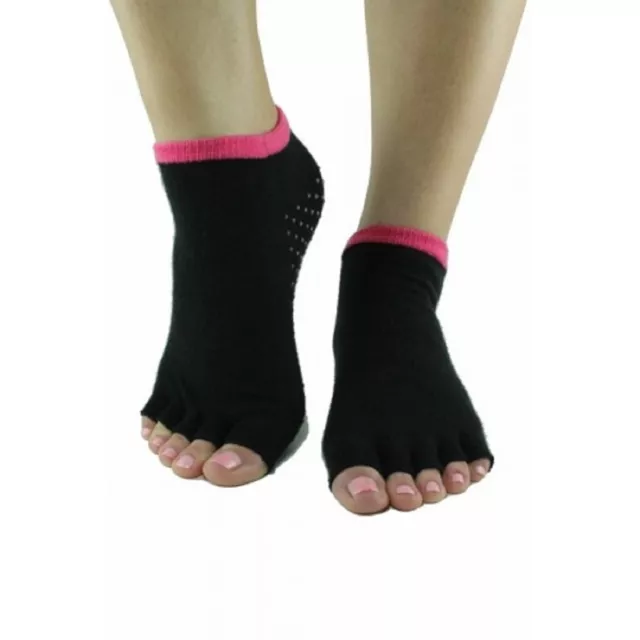 Toezies The Original 1/2 Calzini Punta per Yoga / Pilates Rosa Lipz