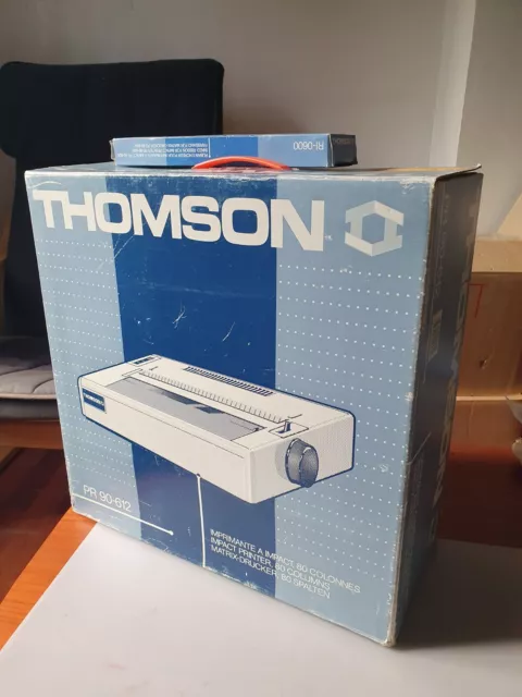 Imprimante Thomson PR 90-612 M complète en boite - Non testée Imprimante Thomson PR 90-612 M complète en boite - Non testée