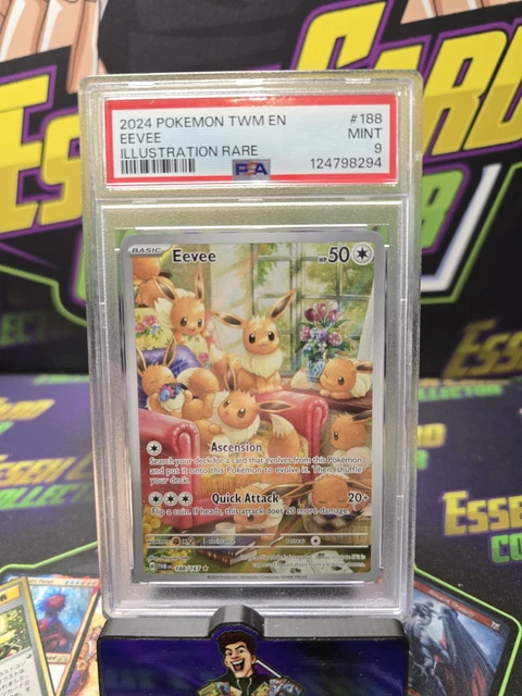 EEVEE 188/167 POKMON TCG Twilight Masquerade Illustration Graded Card PSA  9 $115.49 - PicClick CA