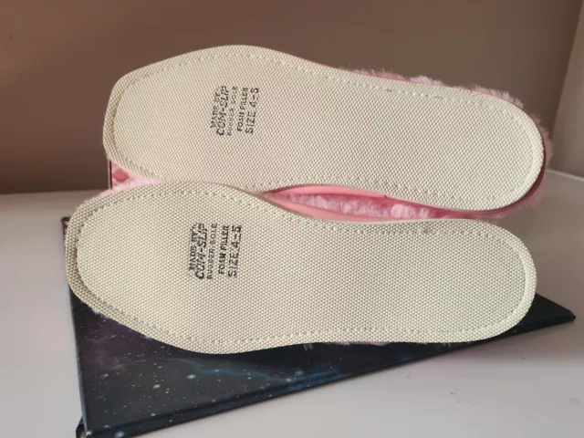 Vintage Australian Betta Pink Ladies Slippers 1960/70s Size 7B Original Box 3
