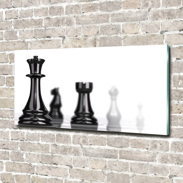 Imagen Pintura De La Pared Decoración Hogar 140x70 Pieza de ajedrez