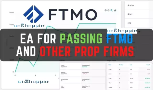 EA for Passing FTMO and Other Prop Firms Automation Trading Forex Robot MT4