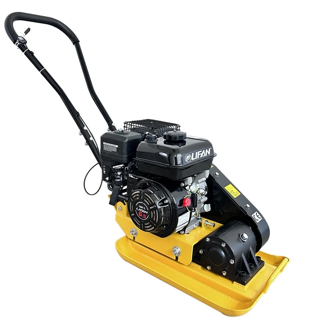 Ground Plate Compactor Rammer, 6.5HP 196cc Gas Engine 2500 LBS Compaction Force