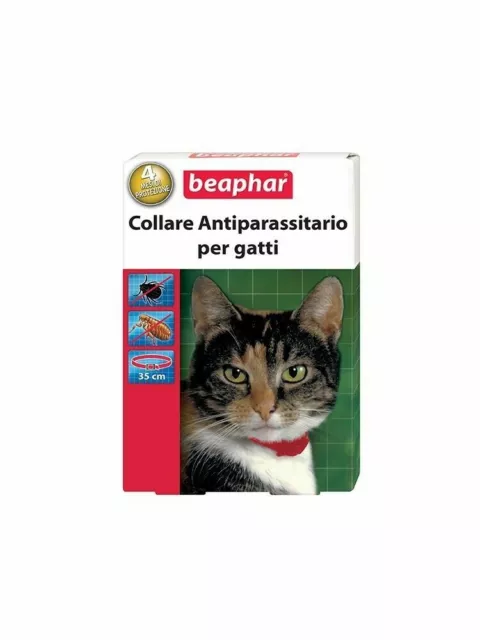 Beaphar Collare antiparassitario Gatto Protezione da Zecche e Pulci per 4 mesi