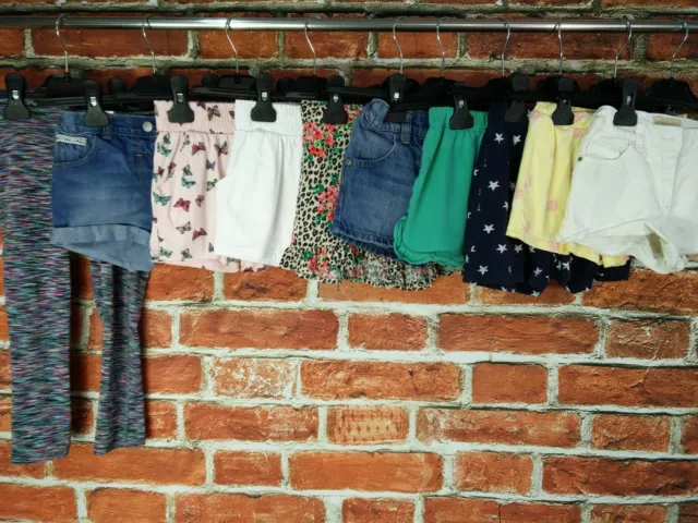 Girls Bundle Age 3-4 Years Next Zara Leggings Shorts Denim Summer Set 104Cm