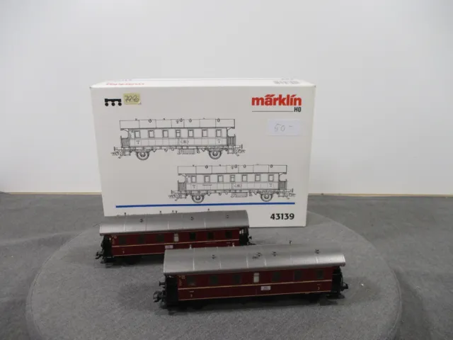 Märklin Spur H0 43139 Personenwagen Wagen-Set "Donnerbüchsen" in OVP