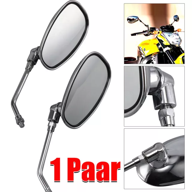 Motorcycle Bike Wing Rear View Side Mirrors Motorbike Rearview M10 Universal