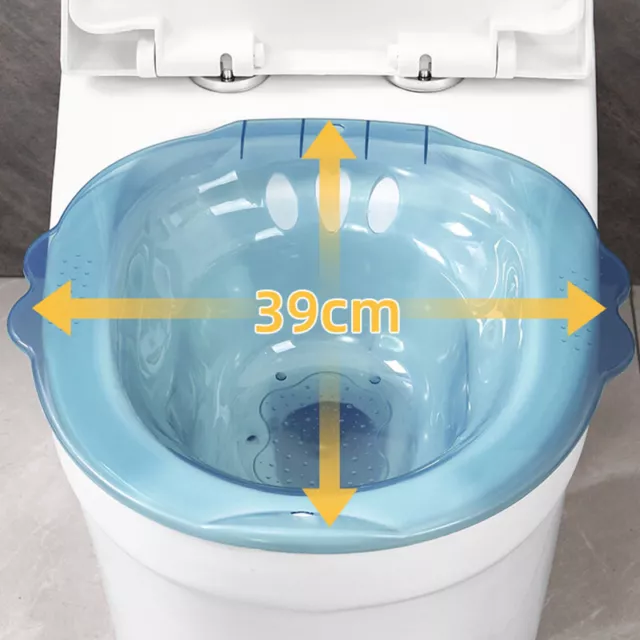 Plastic Toilet Sitz Bath Tub Hip Basin Bidet For Pregnant Women Hemorrhoid Car u