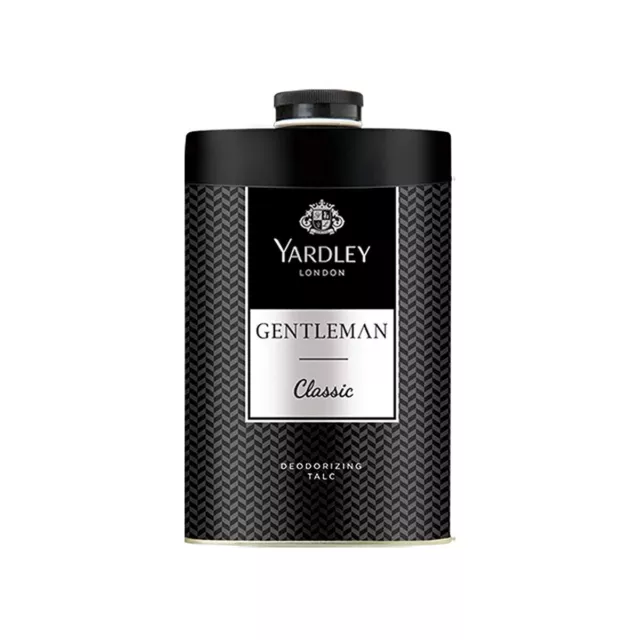 Talco desodorante clásico Yardley London Gentleman para hombre, 100 g...
