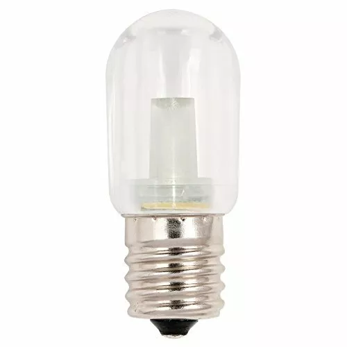 T7 LED Light Bulb 2700K Clear E17 (Intermediate) Base, 120 Volt, Card