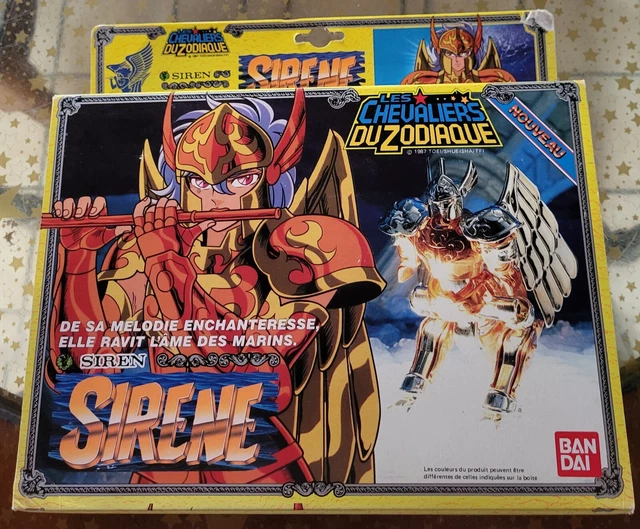 SAINT SEIYA FIGURINE Chevalier SIRENE Chevaliers Zodiaque Bandai 1987