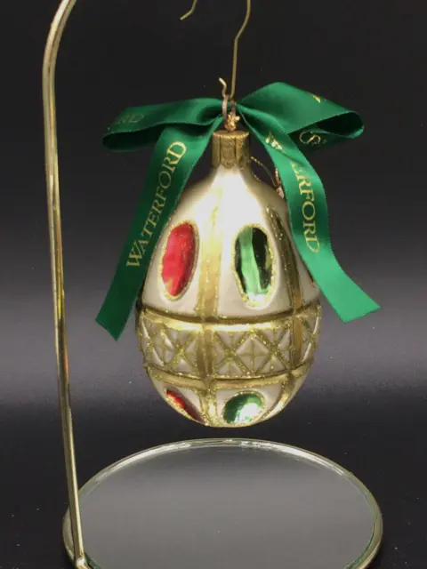 Waterford Holiday Heirlooms Christmas Ornament - Colleen Holiday Egg Sm #115990