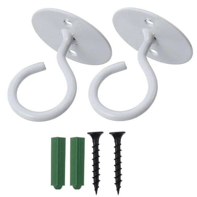 2Pcs Heavy Duty Ceiling Hook Ceiling Hanger Plant Hook