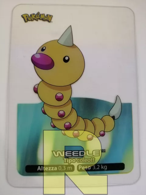 Weedle 013 ® Lamincard Edibas 2005 ® Pokemon ® Italiano ® EX