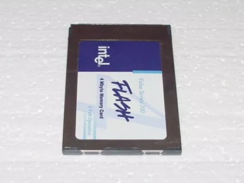 Intel 4MB Séries 100 Flash PCMCIA CARD iMC004FLSC-10 5VOLT