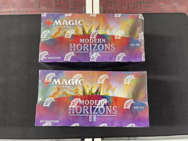 Magic The Gathering x2 MTG Modern Horizons II MH2 Set Booster Box Factory Sealed