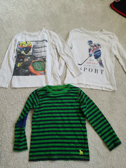 Boys Designer Tops Bundle Long Sleeve Mayoral,  Boden 5-6 Years. Winter Tshirts