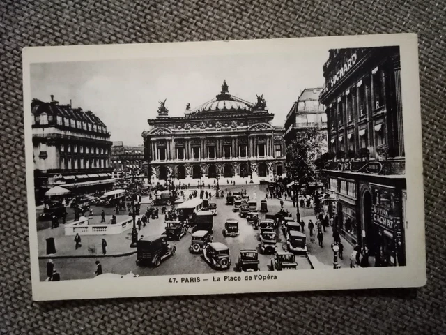 Cpa Paris La Place De L Opera