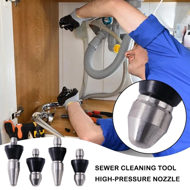 Sewer Cleaning Tool High-pressure Nozzle For Soft Blockages Sewer E7Q7