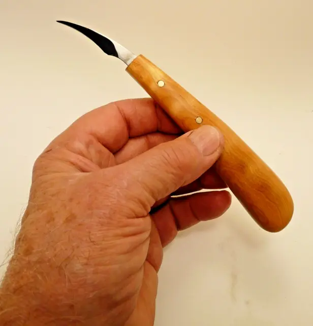3Pcs Wood Carving Knife Cutter Whittling Hook Kit 155mm DIY Craft