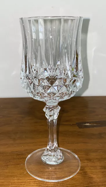 6 Cristal D’Arques “Longchamp” Wine Water Crystal￼ Glasses - 225ml - 18cm High 3