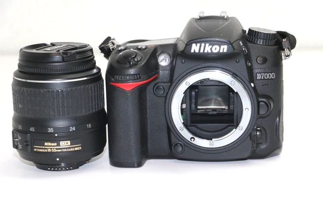 Nikon D7000 16.2MP CMOS DSLR Camera  & Nikon AF-S 18-55mm F3.5-5.6GII ED