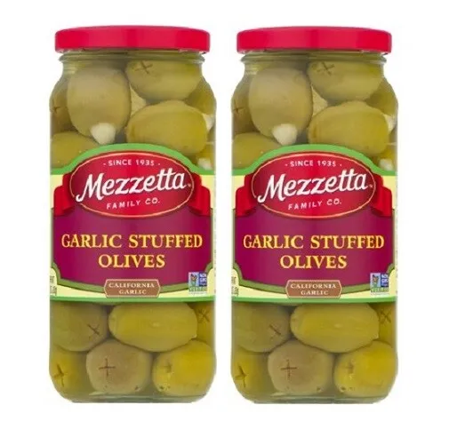 Mezzetta Garlic Stuffed Olives 2 Pack