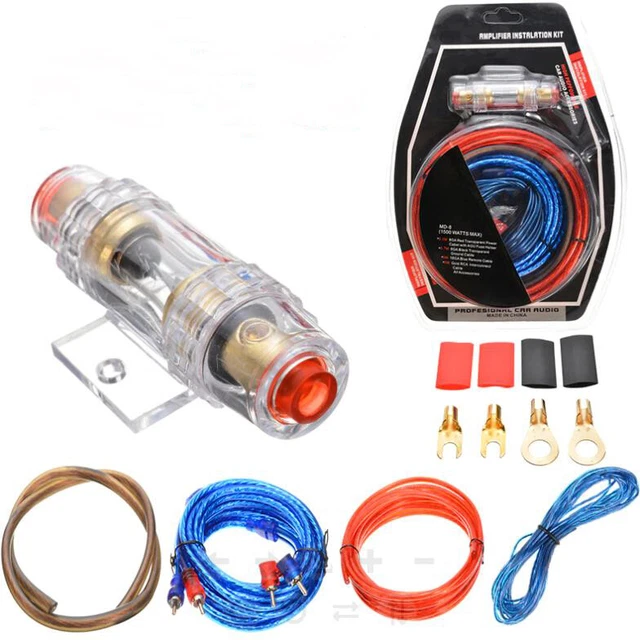 Kit Cavi Audio Per Auto - RCA, Alimentazione 12V, Per Amplificatore E Subwoofer, 4.35 M