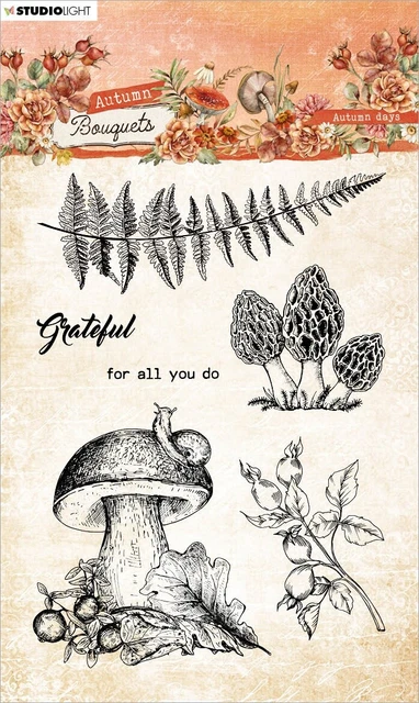 Studio Light Autumn Bouquet Clear Stamps-Nr. 508, Autumn Days STAMP508