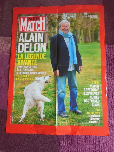 Alain Delon / Affiche / 80 X 60 / Paris Match / 2021