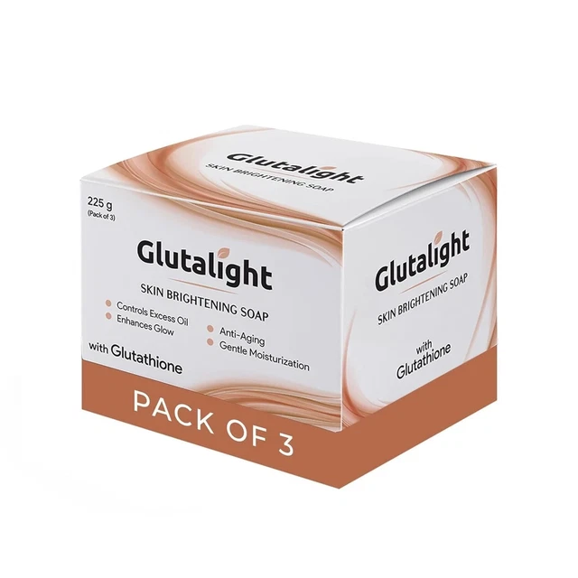 Savon éclaircissant Kozicare - Paquet De 3 Savons De 75g, à L'acide Kojique Et Vitamines, Fabriqué En Inde